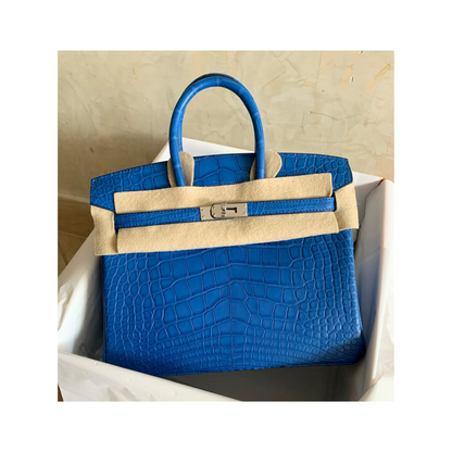 B25 Bleu zellige matte phw matte alligator