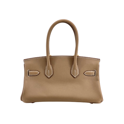 Birkin Shoulder Light Etoupe GHW Evercolor