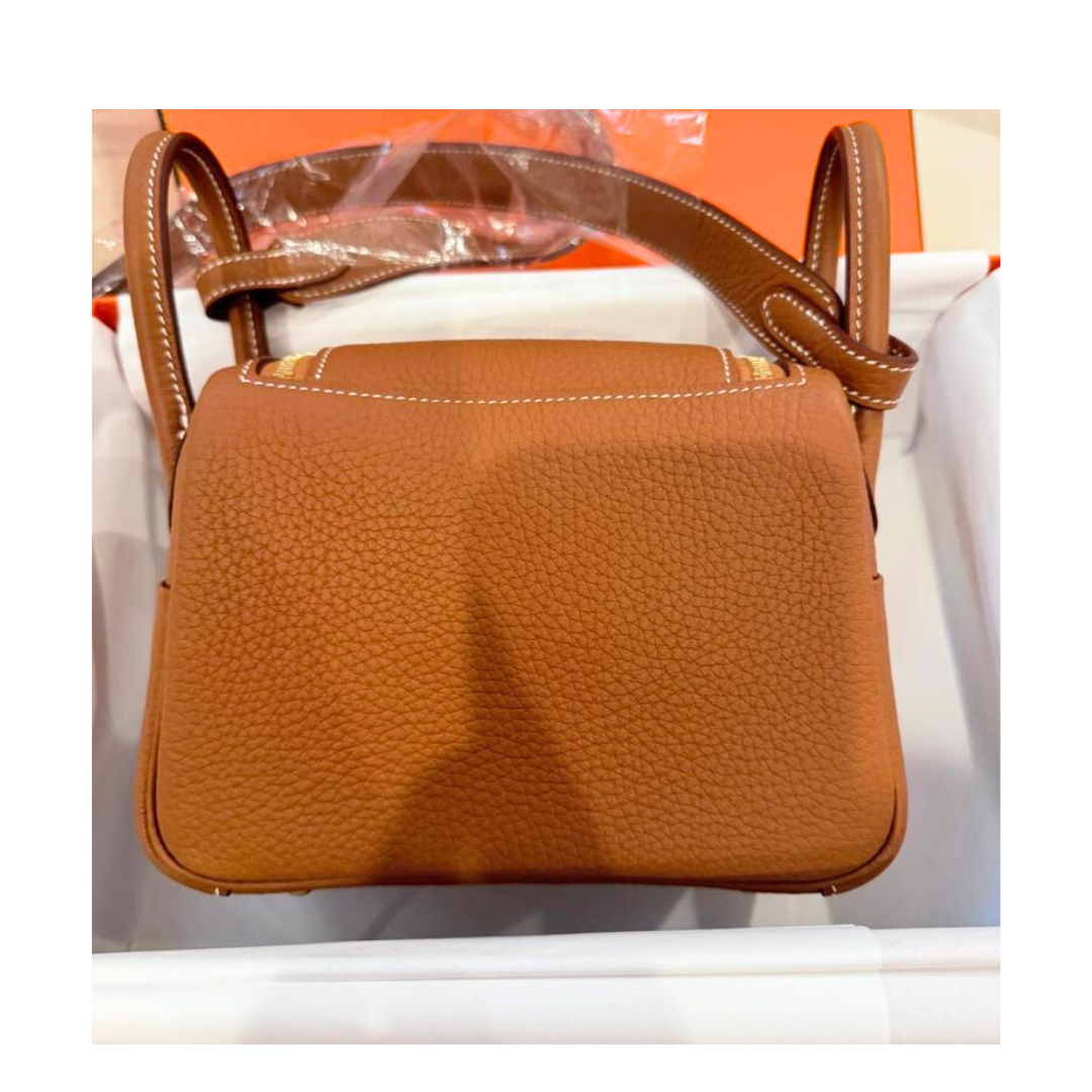 Mini lindy gold ghw taurillon clemence