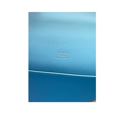 Kelly pochette bleu celeste swift phw