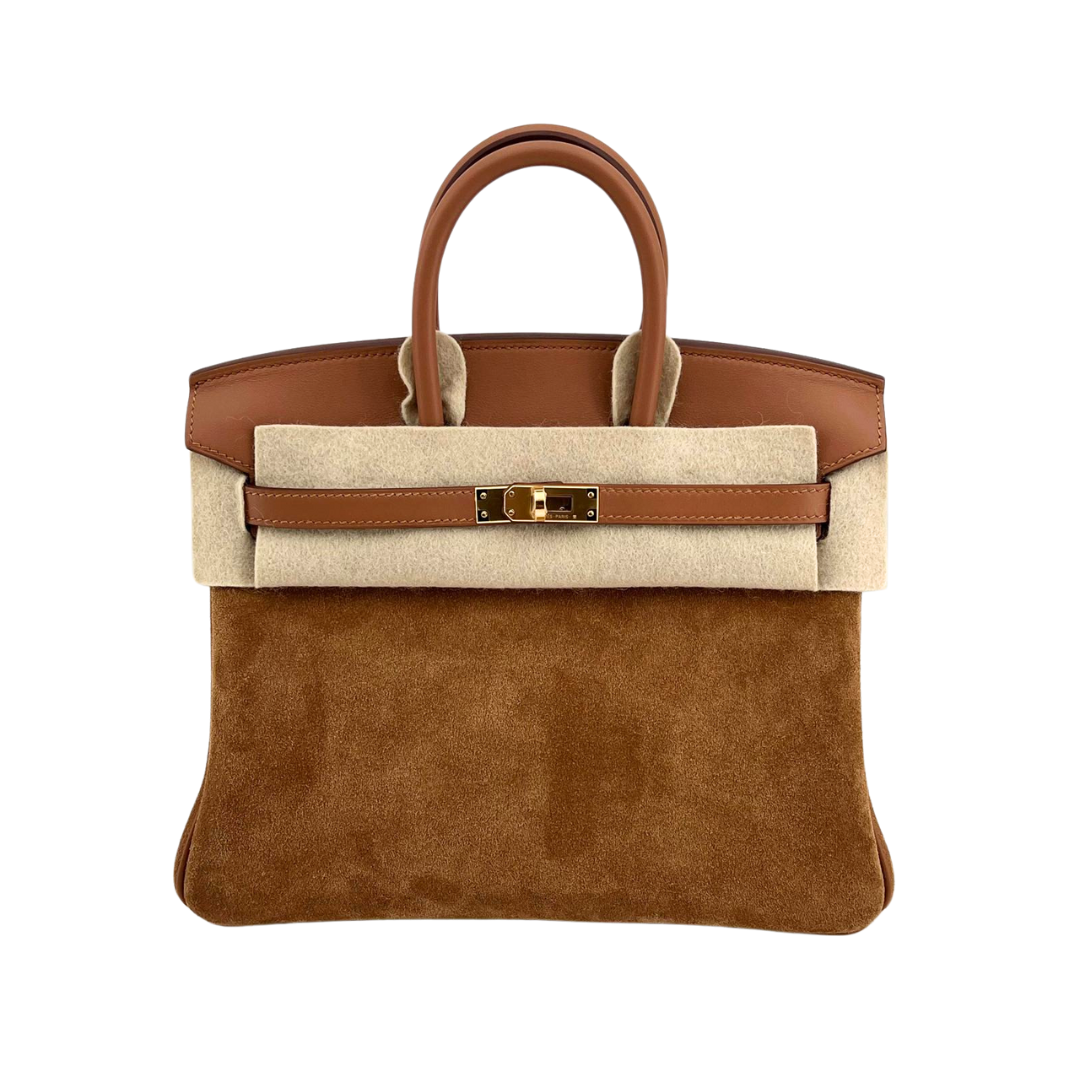 B25 Grizzly alezan ghw suède leather