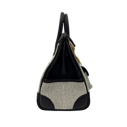 Birkin 25cm cargo black lining toile goeland