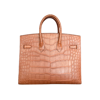 B25 Sellier gold ghw matte alligator