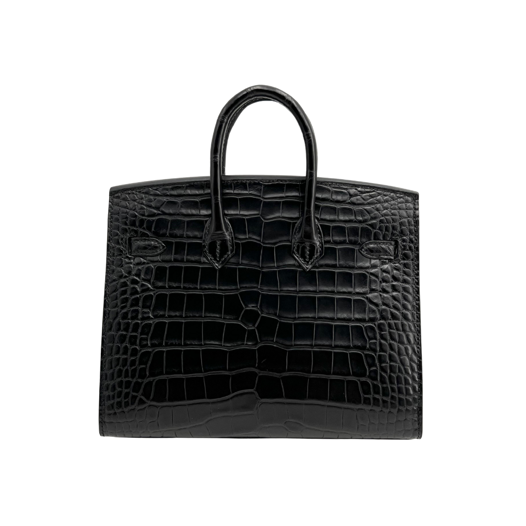 B20 Black matte alligator ghw