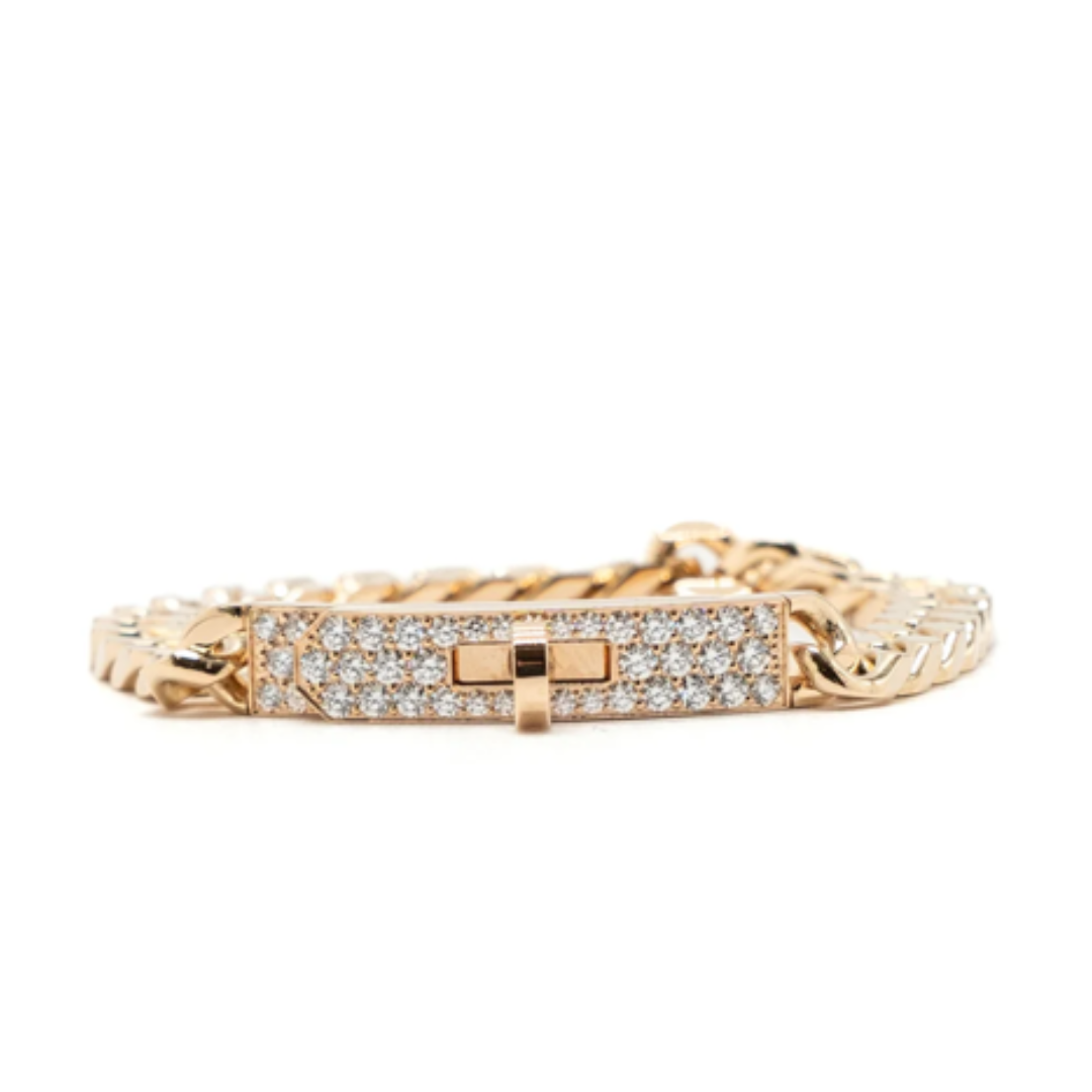 Kelly Gourmette rose gold