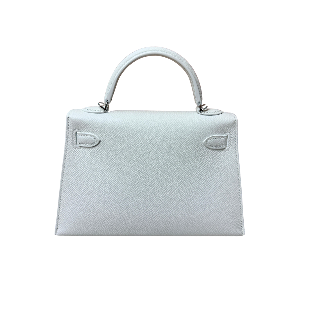 Kelly 20 new white epsom phw