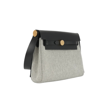 Mini Herbag black toile ghw
