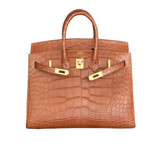 B25 Sellier gold ghw matte alligator