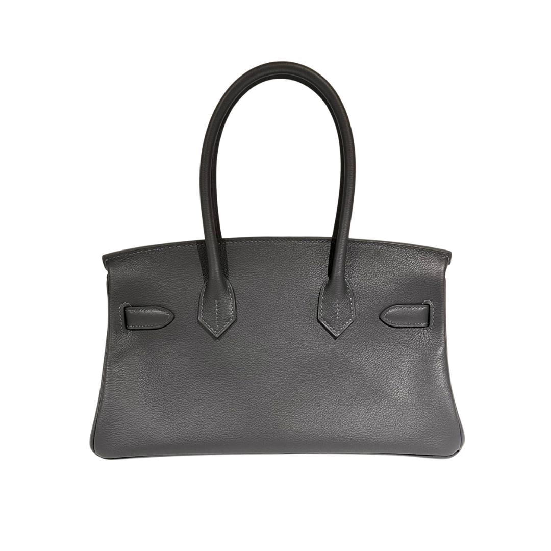Birkin Shoulder Light Ardoise GHW Evercolor