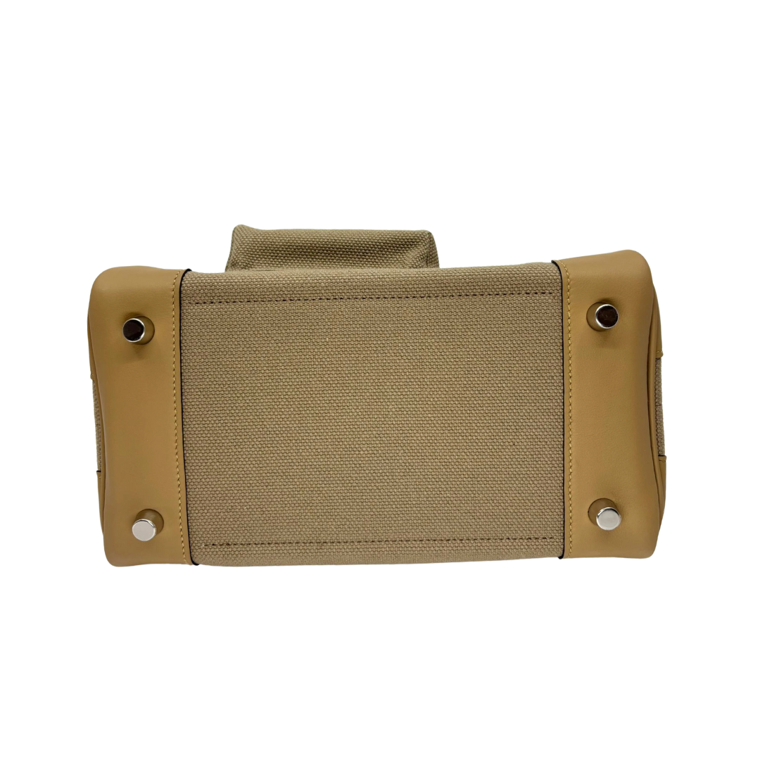 Birkin 25 cargo beige marfaa toile goeland