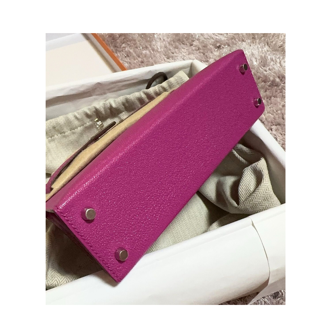 K20 Magnolia chevre leather phw