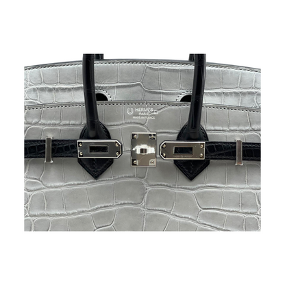 B25 Special order black gris perle matte alligator phw