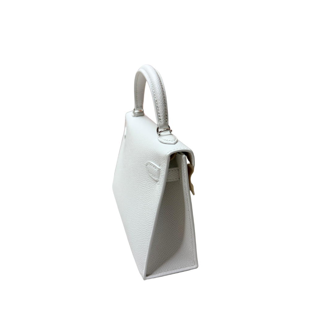 Kelly 20 new white epsom phw