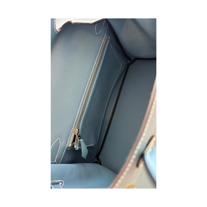 B30 Bleu jeans epsom ghw retourne