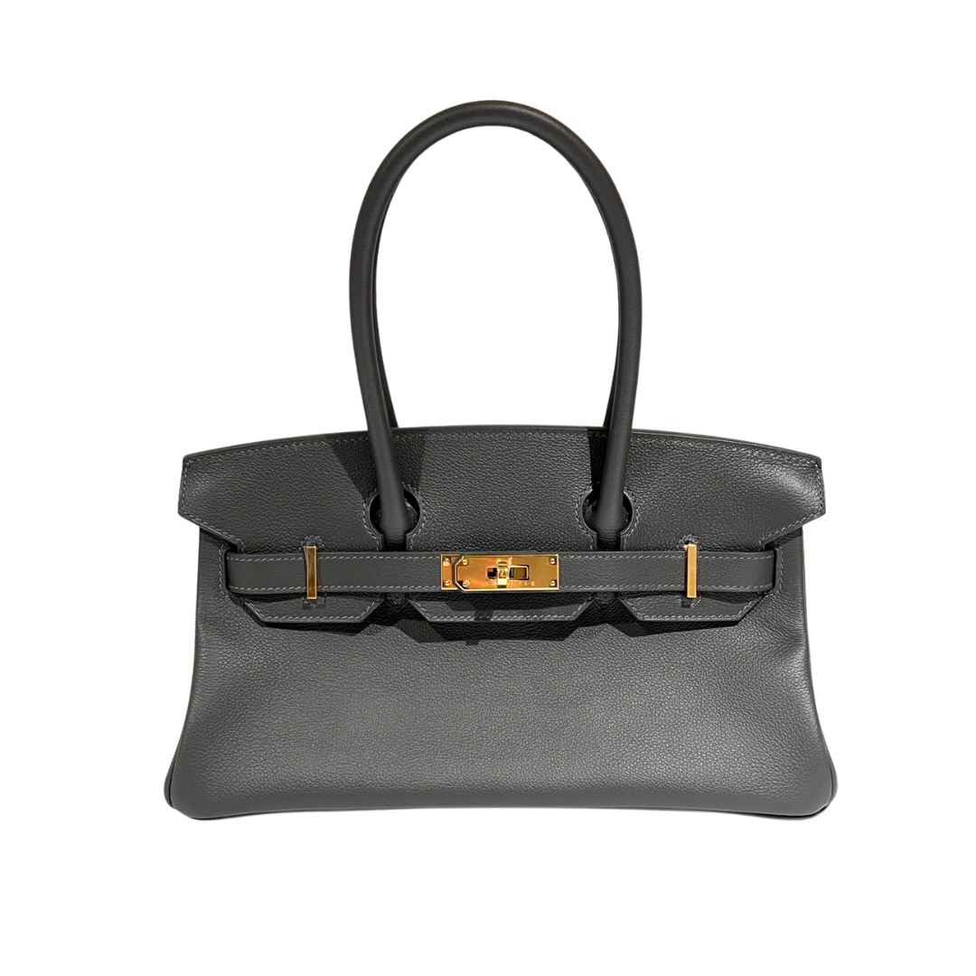 Birkin Shoulder Light Ardoise GHW Evercolor