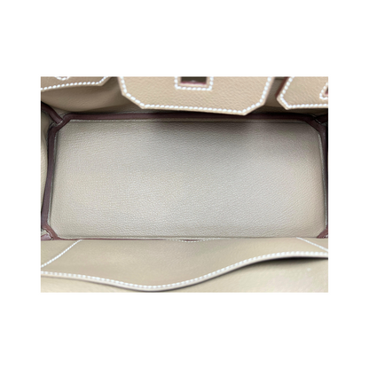 Birkin Shoulder Light Etoupe GHW Evercolor