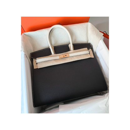Birkin 35 cm sellier special order epsom black craie