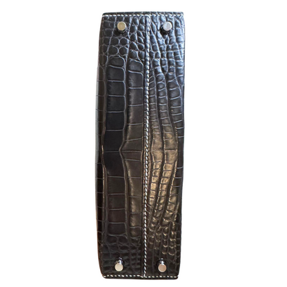 Kelly 20 special order black matte gris perle matte alligator