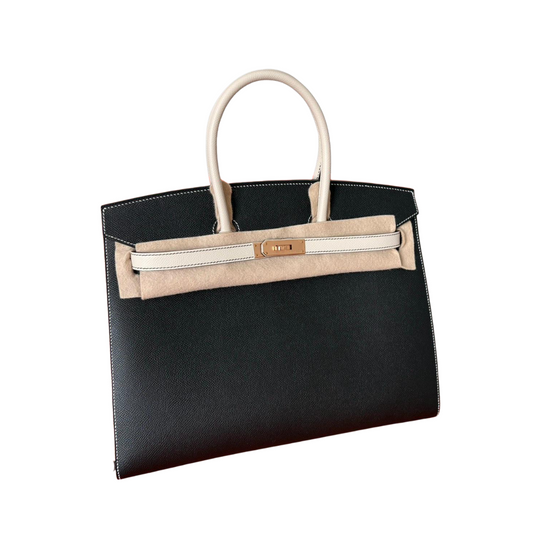 Birkin 35 cm sellier special order epsom black craie