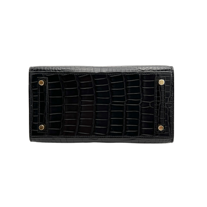 B20 Black matte alligator ghw