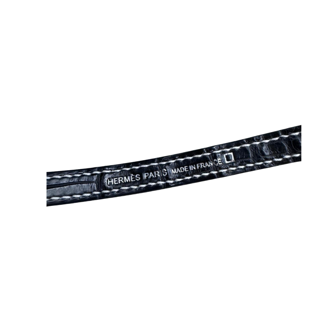 K20 Black matte special order nata stitching verso nata alligator