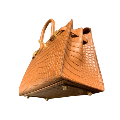 B20 Gold matte ghw alligator
