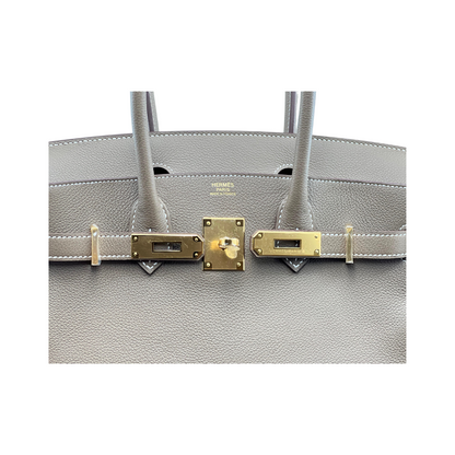Birkin Shoulder Light Etoupe GHW Evercolor