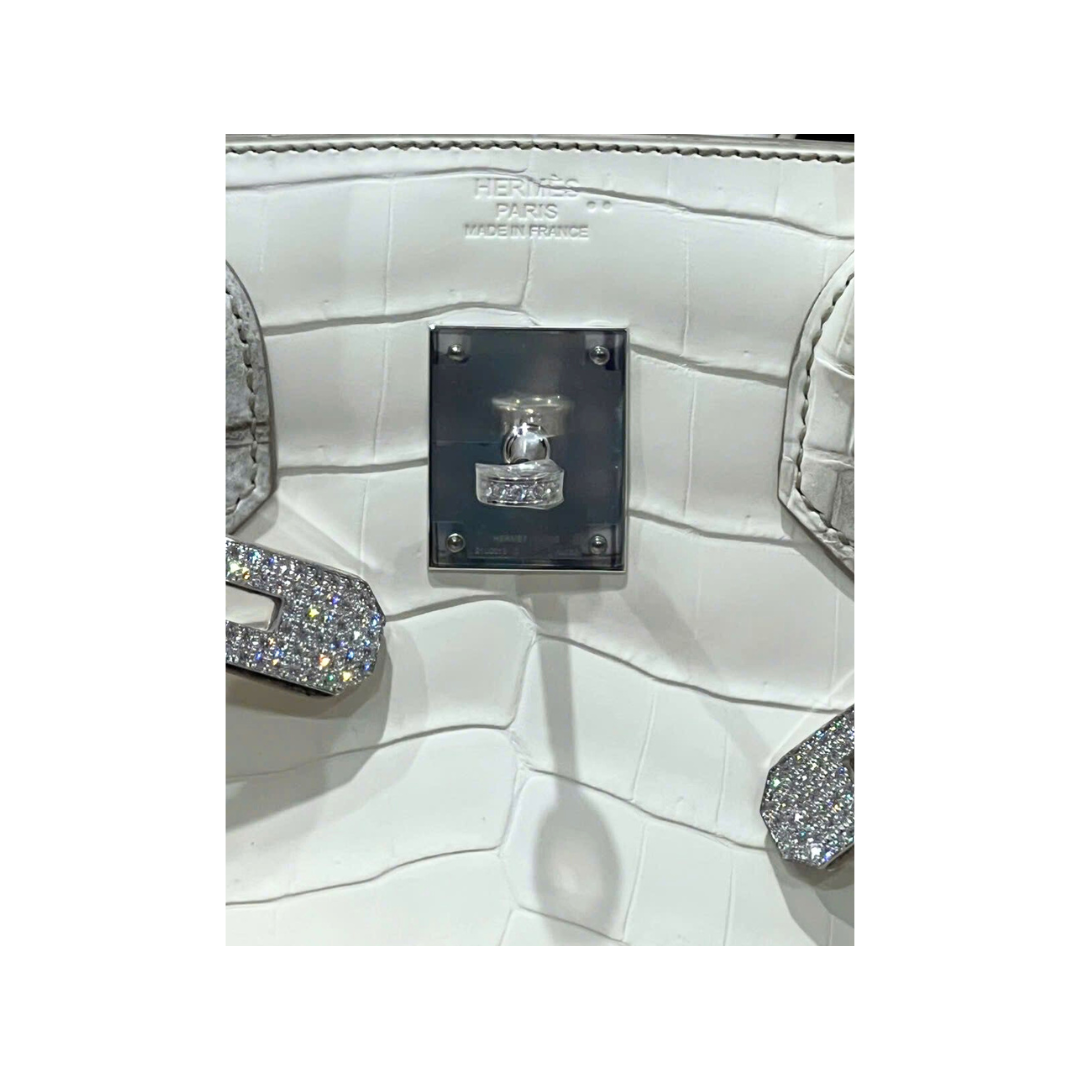 Birkin 30 himalaya diamond hardware niloticus