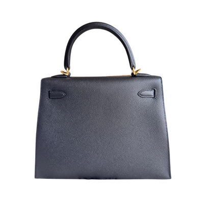 Kelly 25 Black epsom ghw