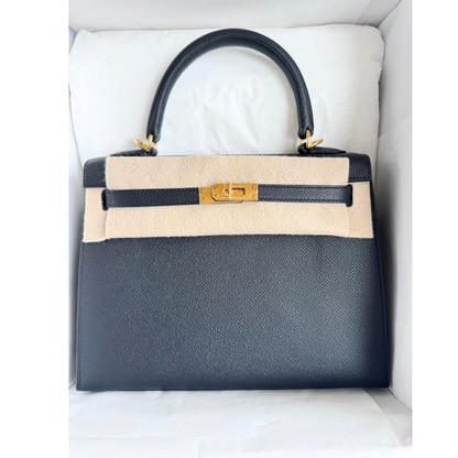 Kelly 25 Black epsom ghw