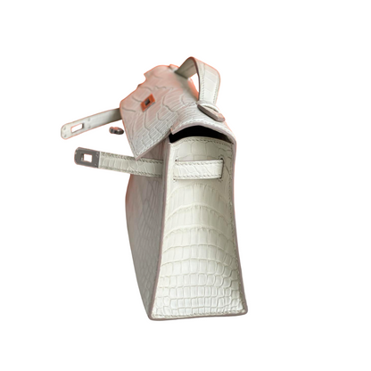 Kelly Pochette beton phw matte alligator