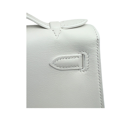 Kelly Pochette blanc ghw swift