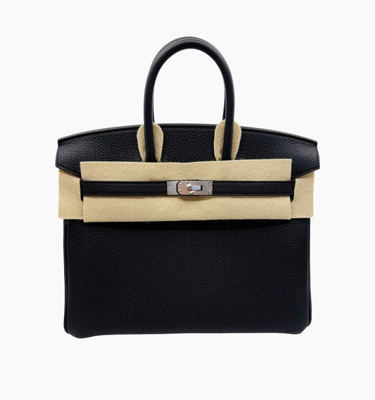 Birkin 25 cm black togo phw