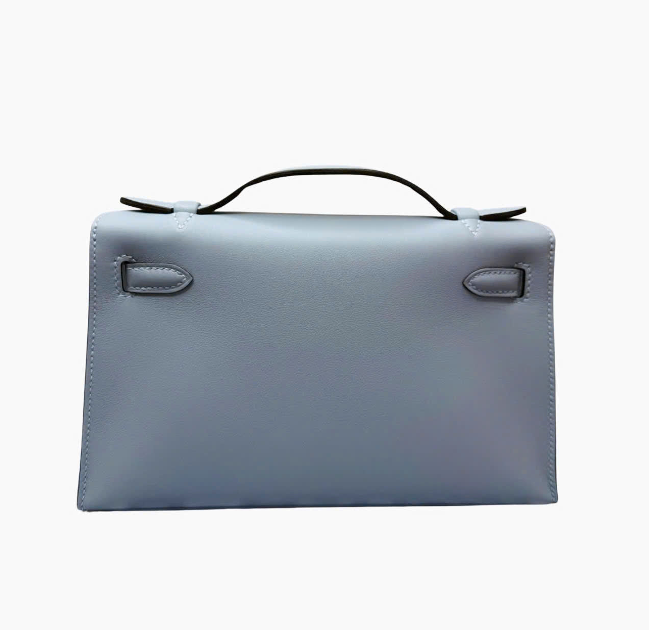 Kelly pochette blue lin phw swift