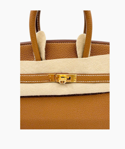 Birkin 25 cm gold ghw togo