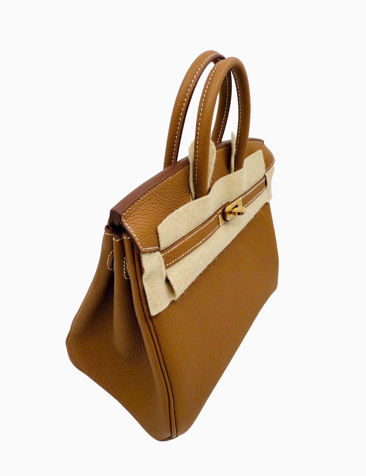 Birkin 25 cm gold ghw togo